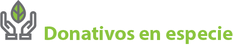 Donativos en especie