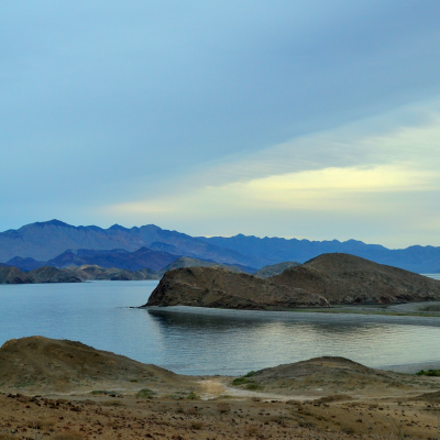 Playa La gringa en Bahía de Los Ángeles, de Mirna Borrego