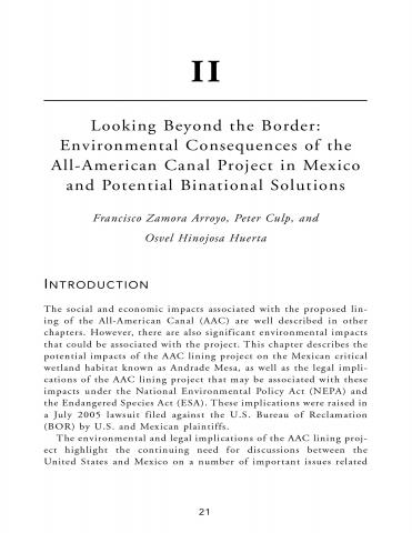 Looking Beyond the Border