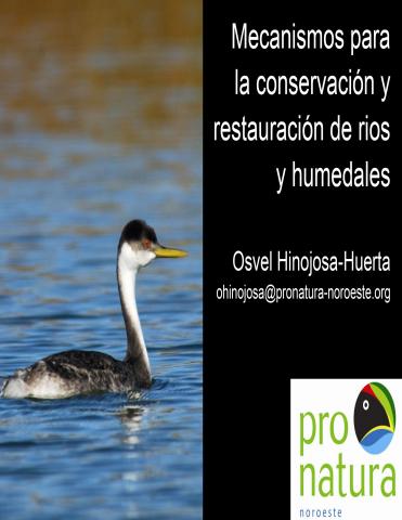 Mecanismos para la conservación y restauración de ríos y humedales