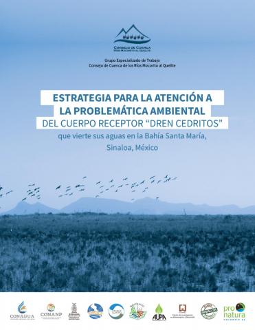Portada de documento "Estrategia para la atención a la problemática ambiental del cuerpo receptor Dren Cedritos"
