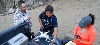 CPIC team during field work in the San José Basin, Baja California Sur. 