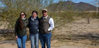 Gabriela González, Sonoran Institute; Gabriela Caloca, Pronatura Noroeste y Edgar Carrera, The Nature Conservancy.