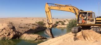 Construcción del Humedal Cucapá