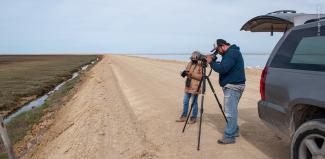 Registro y monitoreo en Guerrero Negro.